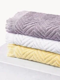 Set de toallas texturizadas Jacqui, tamaños diferentes