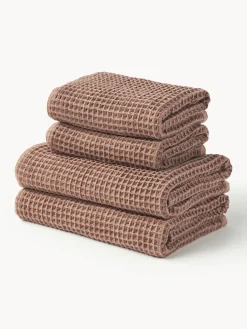 Set de toallas texturizadas Ines, tamaños diferentes