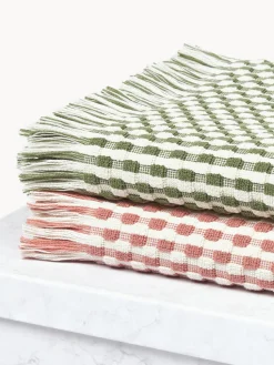 Set de toallas texturizadas Yara, tamaños diferentes