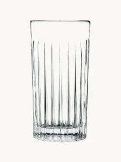 Set de vasos de cristal con relieve Timeless, 18 pzas.