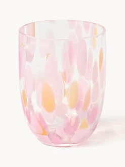 Set de vasos soplados Big Confetti, 6 uds.