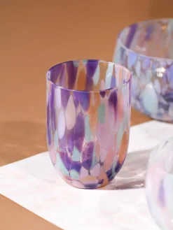 Set de vasos soplados Big Confetti, 6 uds.