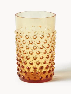 Set de vasos soplaos Hobnail, 6 uds.