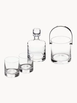 Set de whisky de cristal Corelli, 3 pzas.