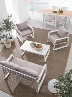 Set lounge de exterior Captiva, 4 pzas.