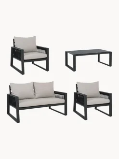 Set lounge para exterior Captiva, 4 pzas.
