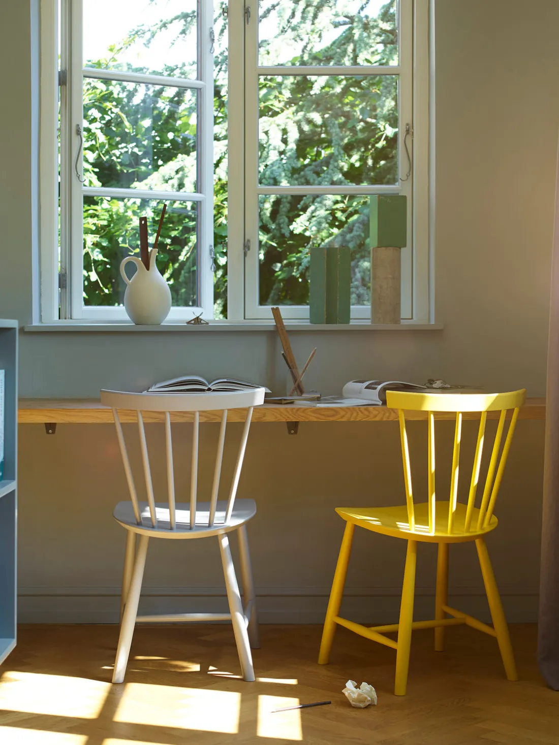 Silla artesanal de madera de haya J46