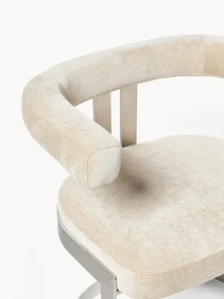 Silla cantilever tapizada Gianni