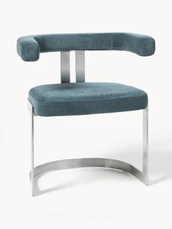 Silla cantilever tapizada Gianni