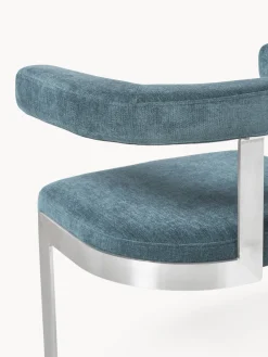 Silla cantilever tapizada Gianni