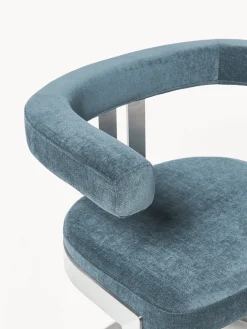 Silla cantilever tapizada Gianni