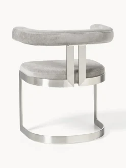 Silla cantilever tapizada Gianni