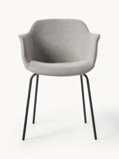 Silla con asiento estrecho y reposabrazos Fiji