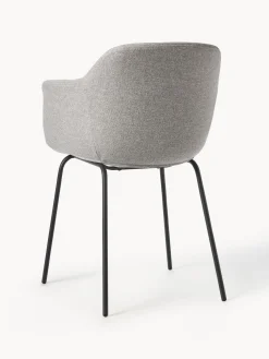 Silla con asiento estrecho y reposabrazos Fiji