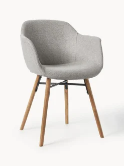 Silla con asiento estrecho y reposabrazos Fiji