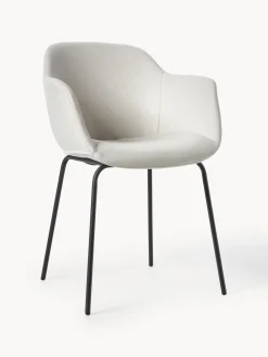 Silla con asiento estrecho y reposabrazos Fiji