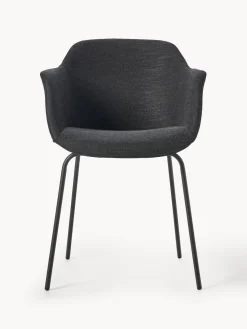 Silla con asiento estrecho y reposabrazos Fiji