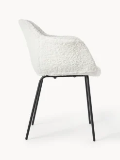 Silla con reposabrazos de borreguillo Fiji