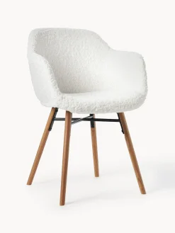 Silla con reposabrazos de borreguillo Fiji