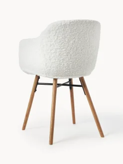 Silla con reposabrazos de borreguillo Fiji