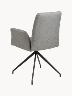 Silla con reposabrazos giratoria Naya