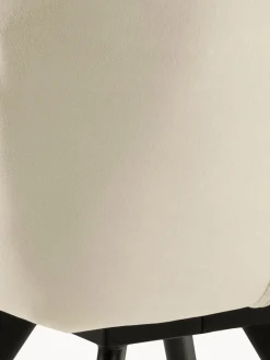 Silla con repozabrazos de terciopelo Lola