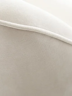 Silla con resposabrazos en terciopelo Ava