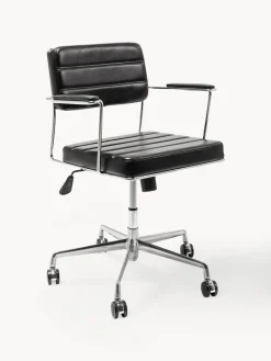 Silla de escritorio de cuero sintético Dottore