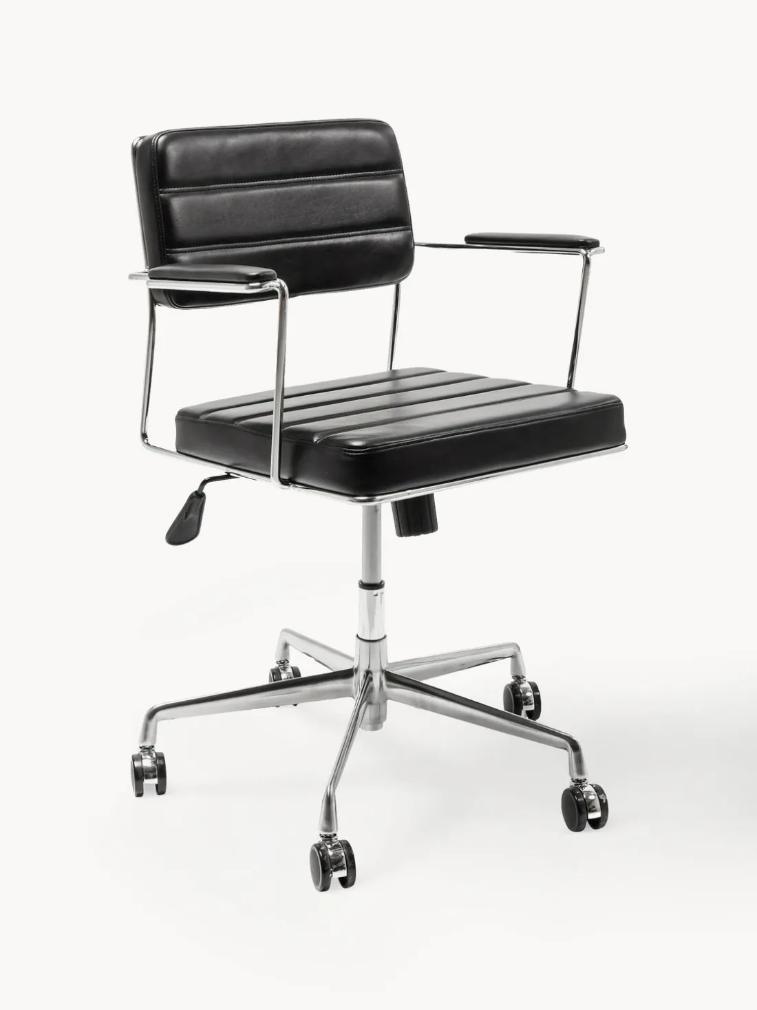 Silla de escritorio de cuero sintético Dottore