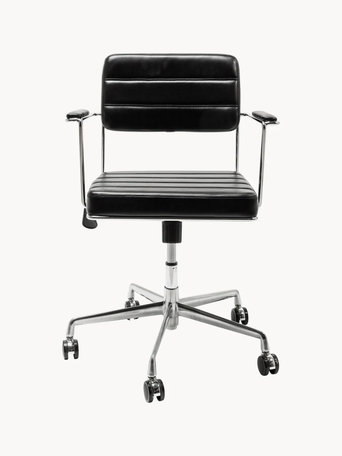 Silla de escritorio de cuero sintético Dottore