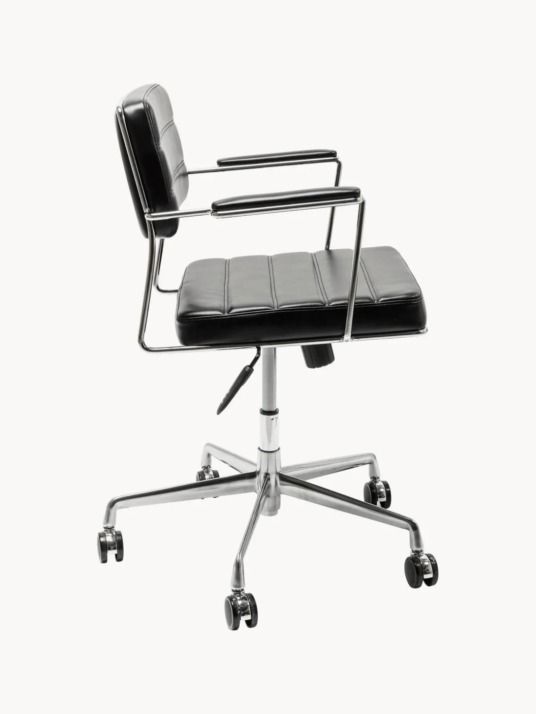 Silla de escritorio de cuero sintético Dottore