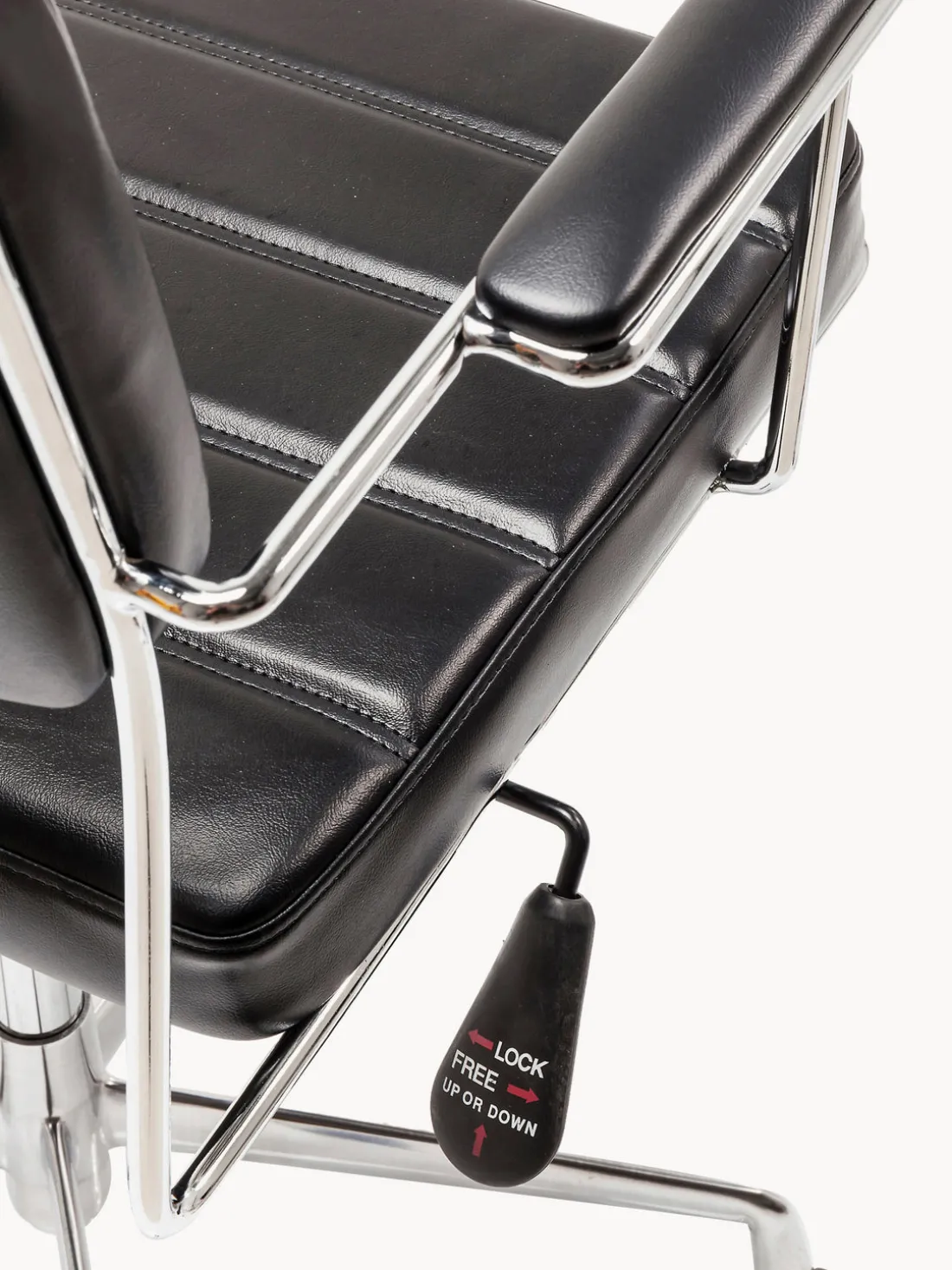 Silla de escritorio de cuero sintético Dottore