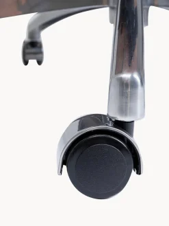 Silla de escritorio de cuero sintético Rouven, altura regulable