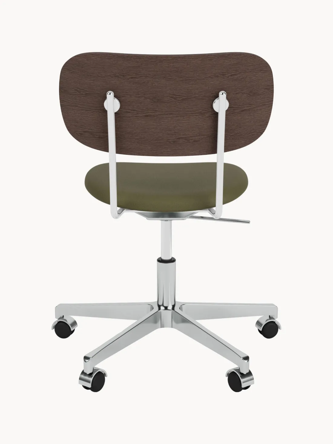 Silla de escritorio de cuero Co, altura regulable