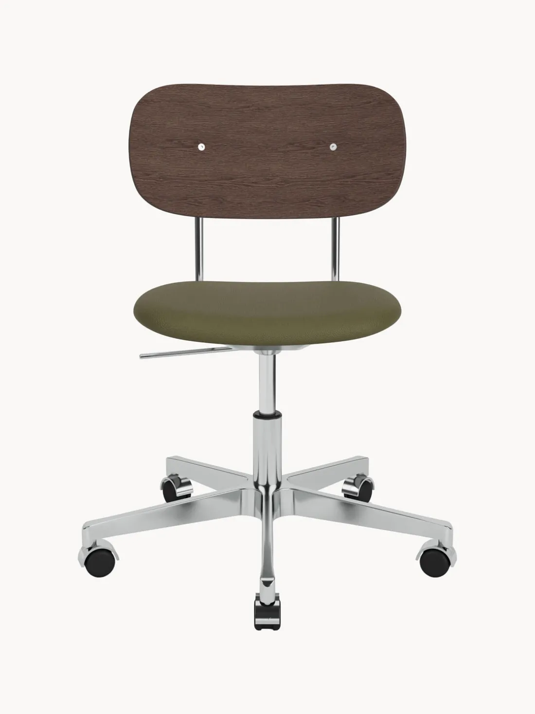 Silla de escritorio de cuero Co, altura regulable