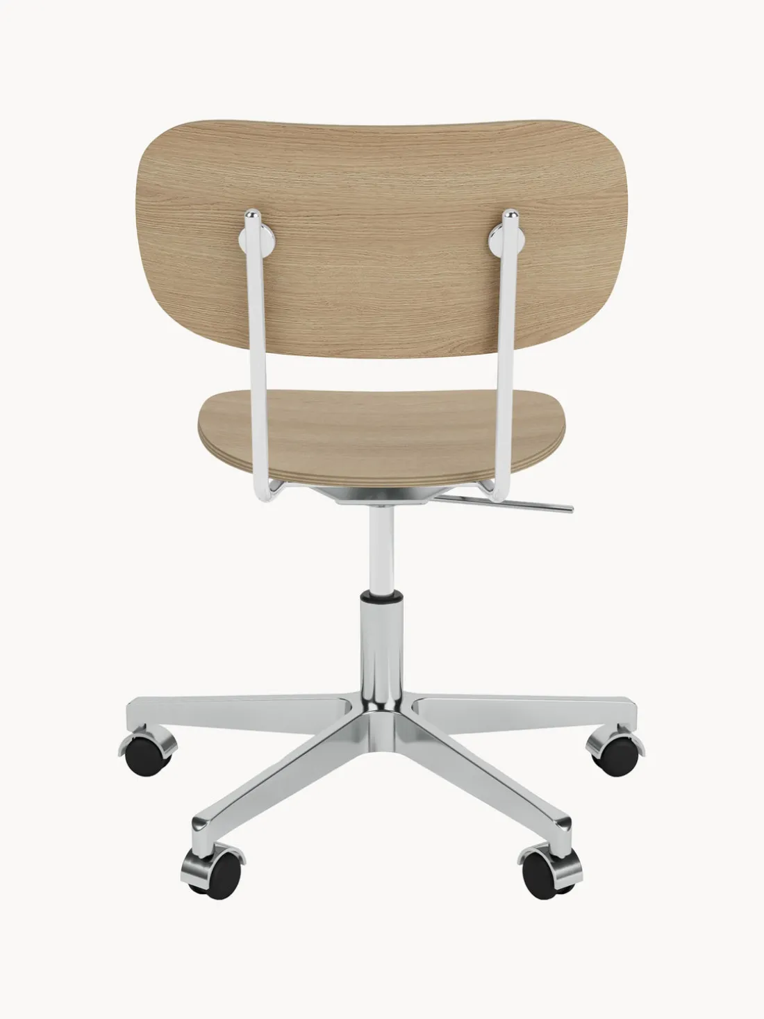 Silla de escritorio de madera Co, altura regulable