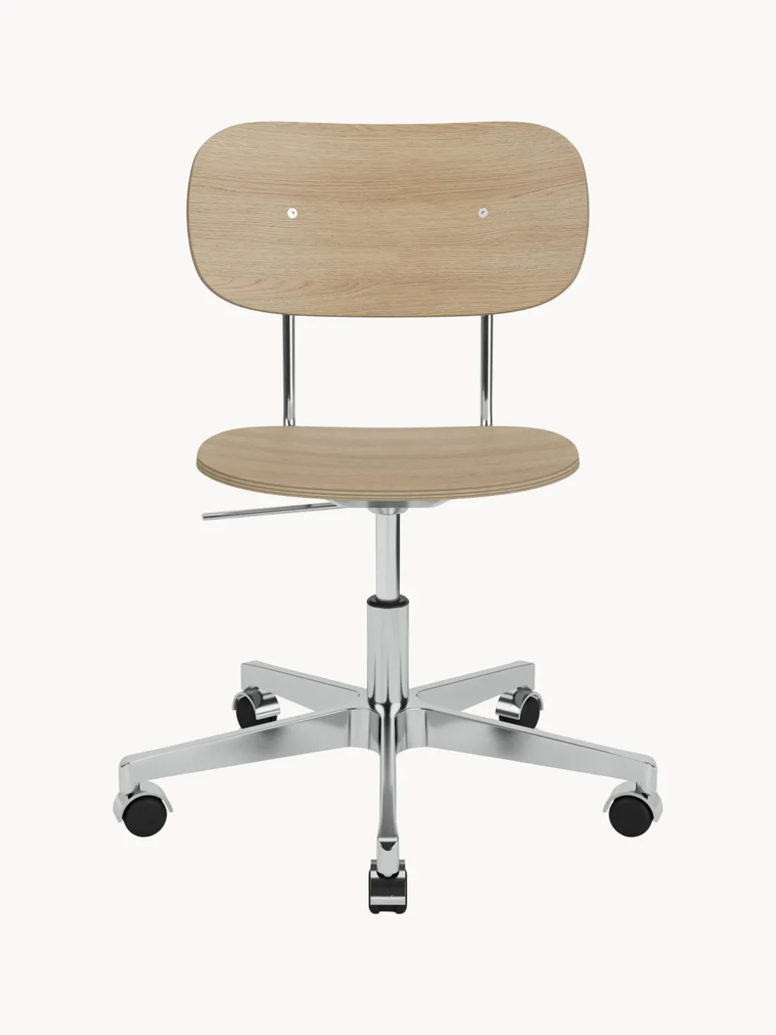 Silla de escritorio de madera Co, altura regulable