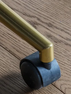 Silla de escritorio de terciopelo regulable en altura Murray