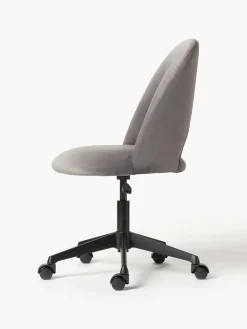 Silla de escritorio de terciopelo Rachel, altura regulable
