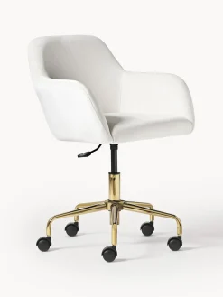 Silla de escritorio de terciopelo Lucie