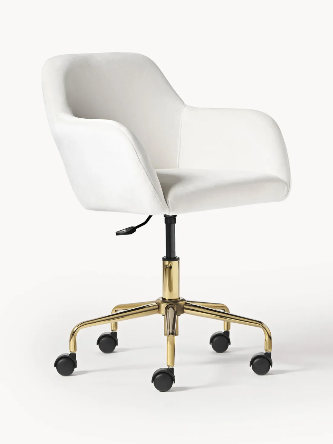 Silla de escritorio de terciopelo Lucie