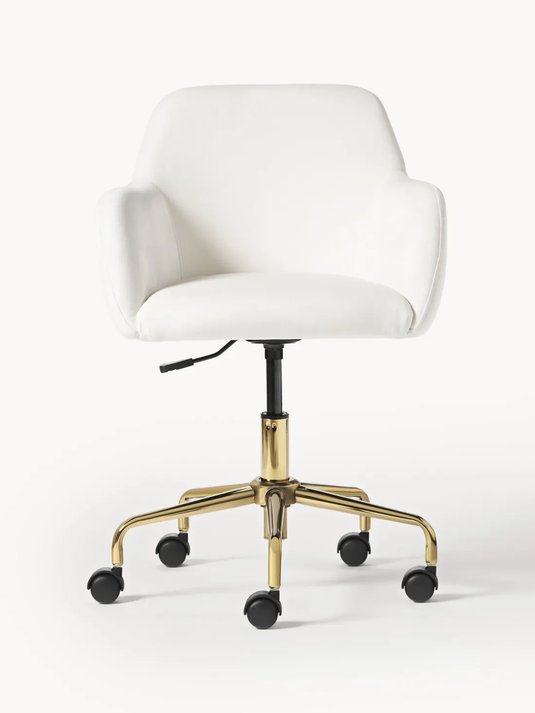 Silla de escritorio de terciopelo Lucie