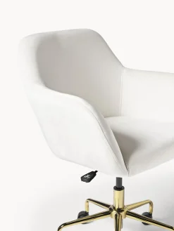 Silla de escritorio de terciopelo Lucie