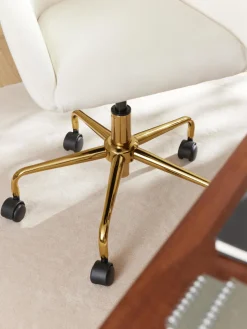 Silla de escritorio de terciopelo Lucie