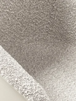 Silla de escritorio en tejido bouclé Albert, regulable en altura