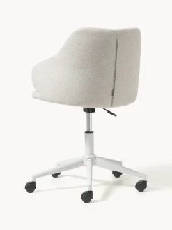 Silla de escritorio tapizada regulable en altura Einara