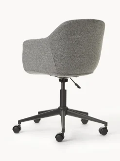 Silla de escritorio tapizada con asiento estrecho Fiji