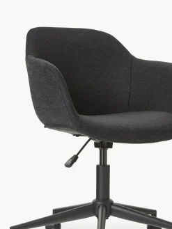 Silla de escritorio tapizada con asiento estrecho Fiji
