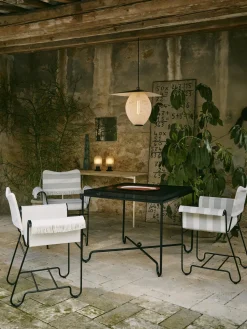 Silla de jardín con flecos Tropique