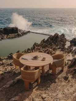 Silla de jardín de madera de eucalipto Xoriguer